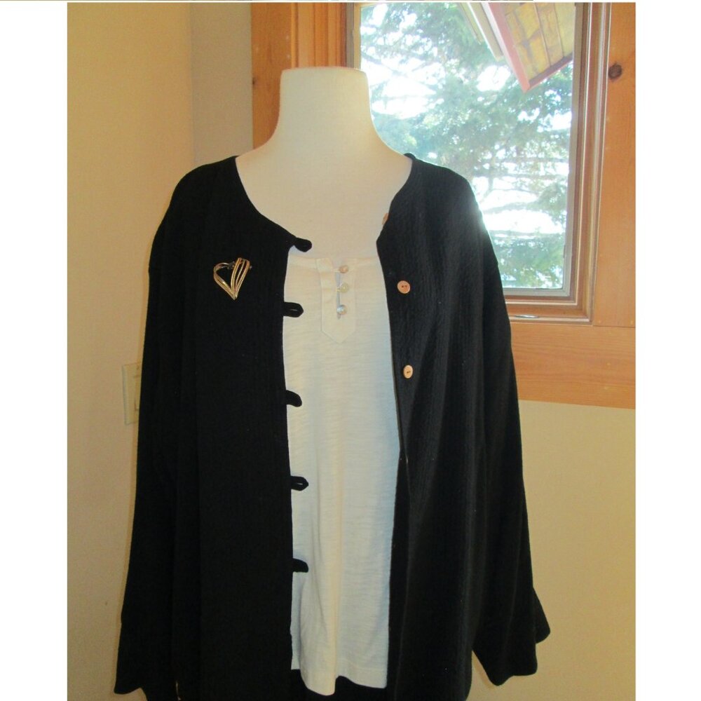Lg Black Tienda Ho Jacket with Mission Canyon Pants & M4EO Cotton Blend Top - Picture 4 of 15
